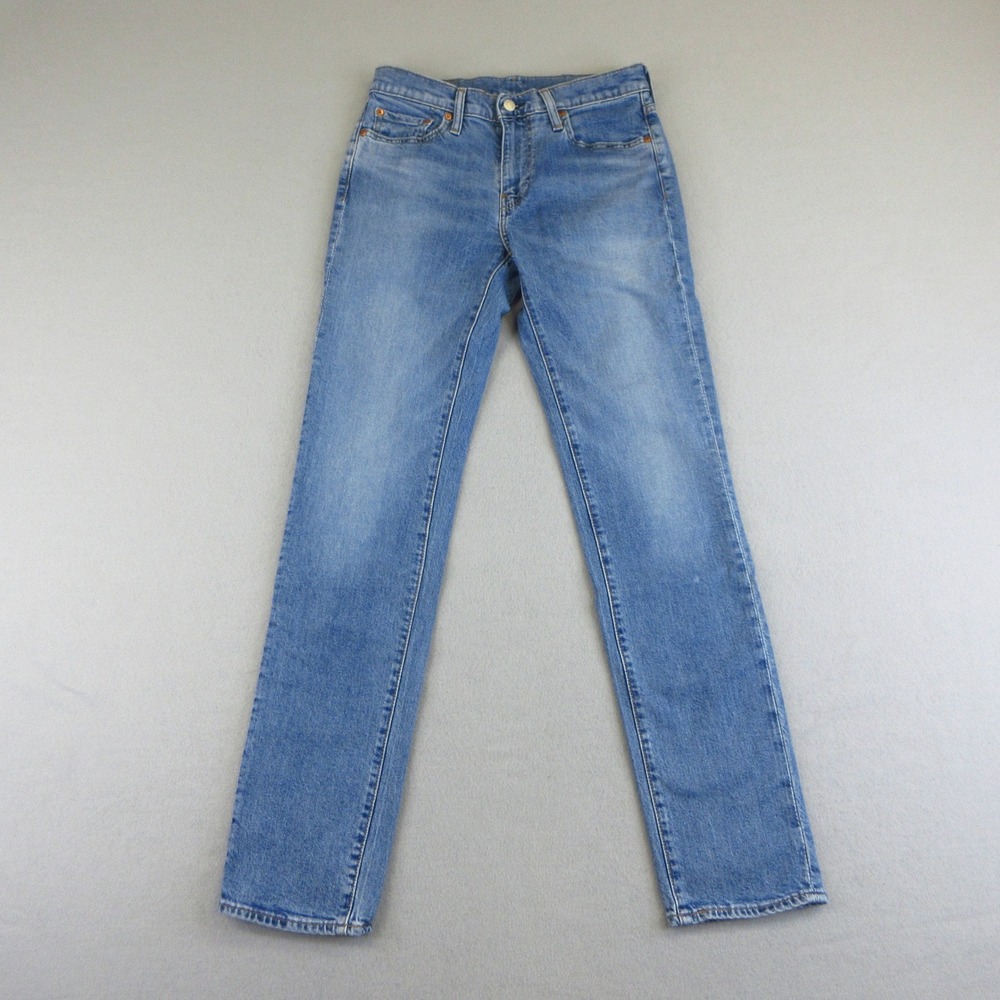 Levi's 511 Jeans Mens 30x34 (Actual 30x32) Blue Slim Premium Stretch Denim - Picture 1 of 11
